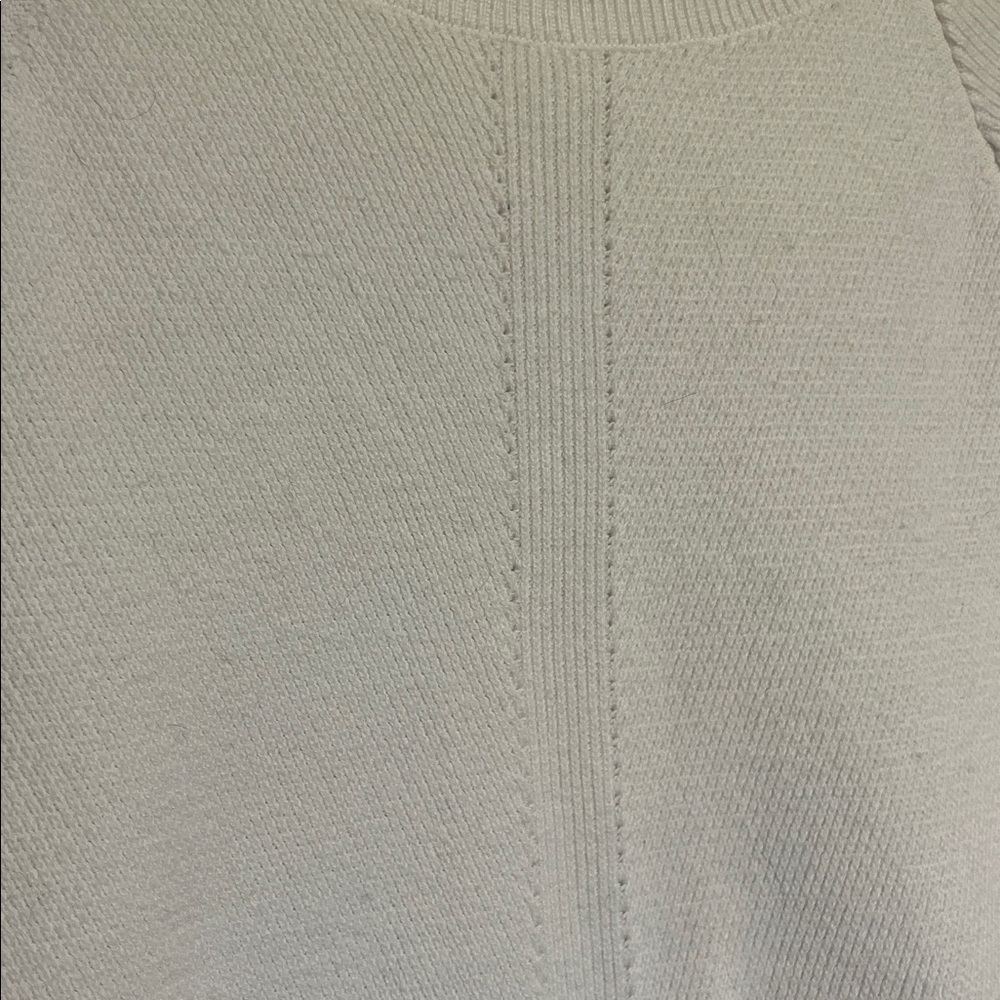 LOFT Off-White Ribbed Sweater - Picture 4 of 4
